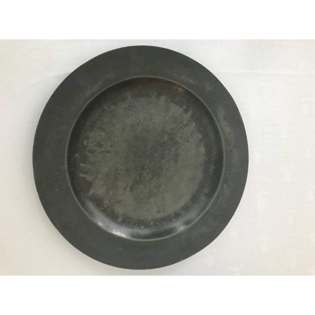 Circa 1790 Bristol England W. Cooke Pewter Charger 16.25" For Sale - Image 13 of 13