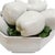 1960s 1960 Italian White Trompe L’Oeil Ceramic Fruit Bowl Topiary Centerpiece For Sale - Image 5 of 8