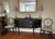 Wood Hepplewhite Demilue Bow Front Buffet Sideboard For Sale - Image 7 of 7