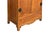 Brown Vintage Light Brown Open Display Alcove Storage Cabinet For Sale - Image 8 of 13