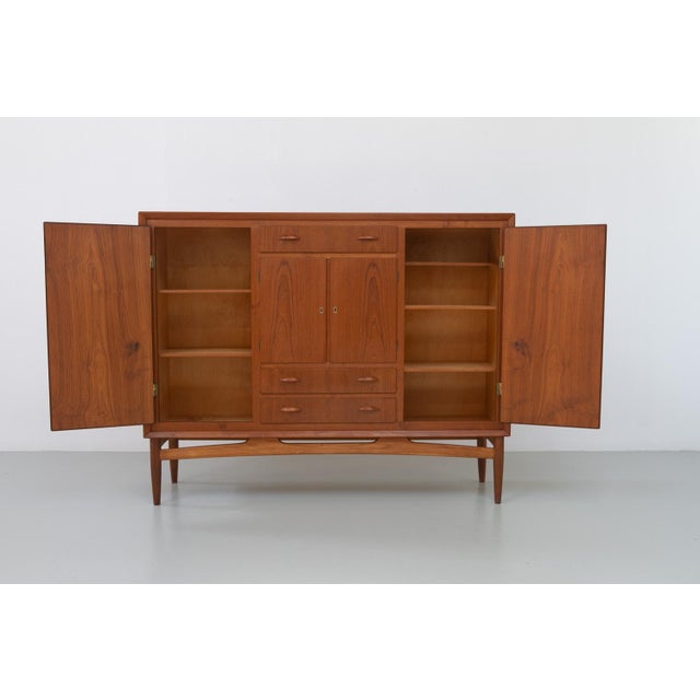 Danish Modern Teak Sideboard, 1950s For Sale - Image 9 of 18
