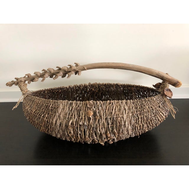 Organic Modern Samuel Yao Handwoven Basket Chairish