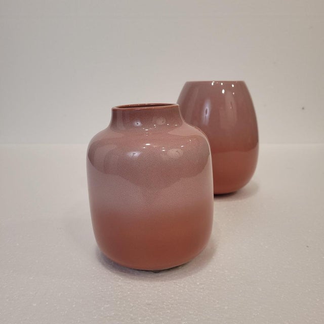 Early 21st Century 19th Century Stoneware Vases from Villeroy & Boch, Luxembourg, Set of 2 For Sale - Image 5 of 11