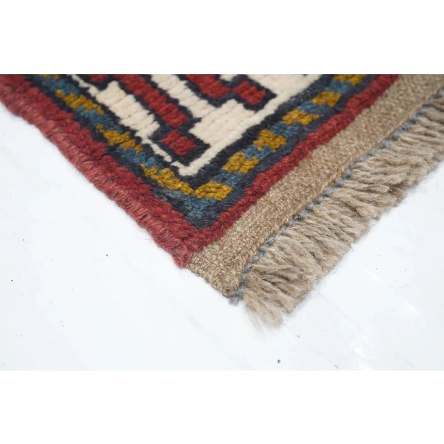 19th Century Kazak Rug 3'10'' X 5'9'' For Sale - Image 5 of 10