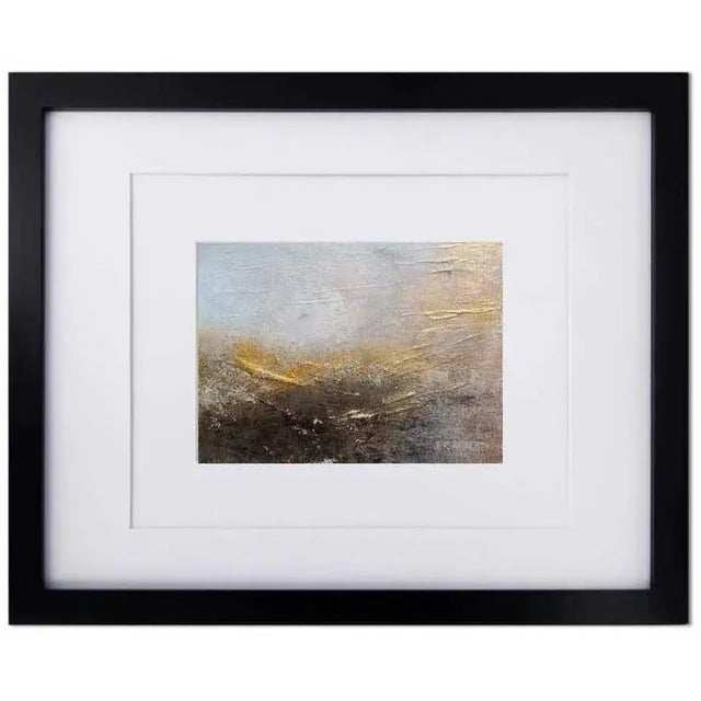 URBAN BRONZE is a modern abstract multi-media art created with mediums, ink and acrylic on canvas board. This is unframed...