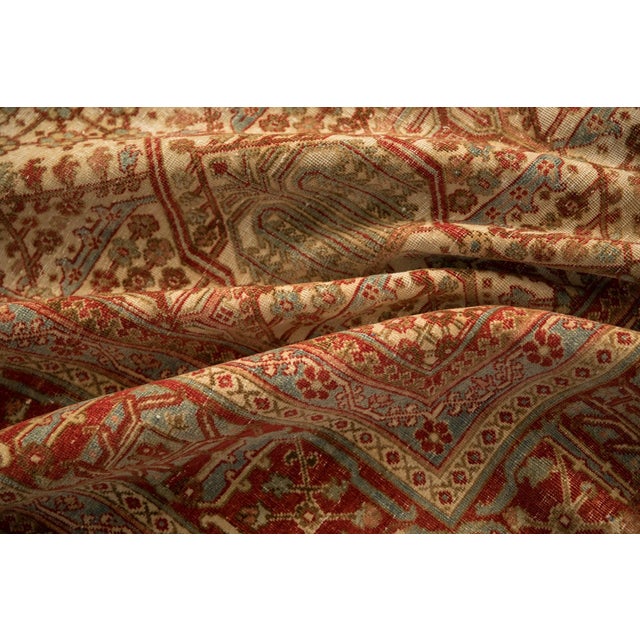Traditional Vintage Distressed Joshegan Carpet - 7'1" x 9'11" For Sale - Image 3 of 15