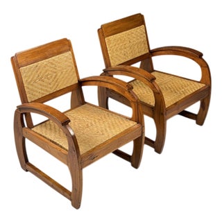 Art Deco Chairs, 1930s, Set of 2 For Sale