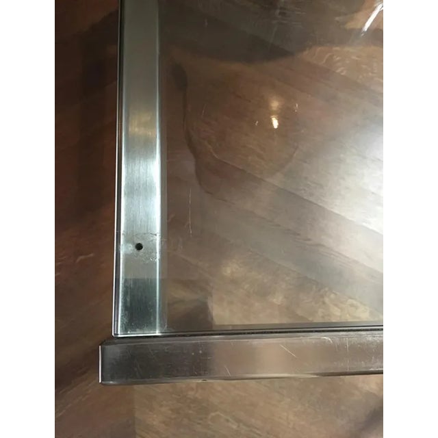 Mid-20th Century Modern Steel Crystal Desk, Italy, 1960 For Sale - Image 4 of 9