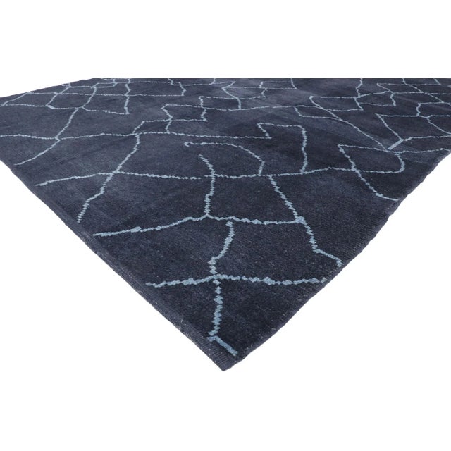 Berber Tribes of Morocco Moroccan Style Area Rug - 07'07 x 09'09 For Sale - Image 4 of 10