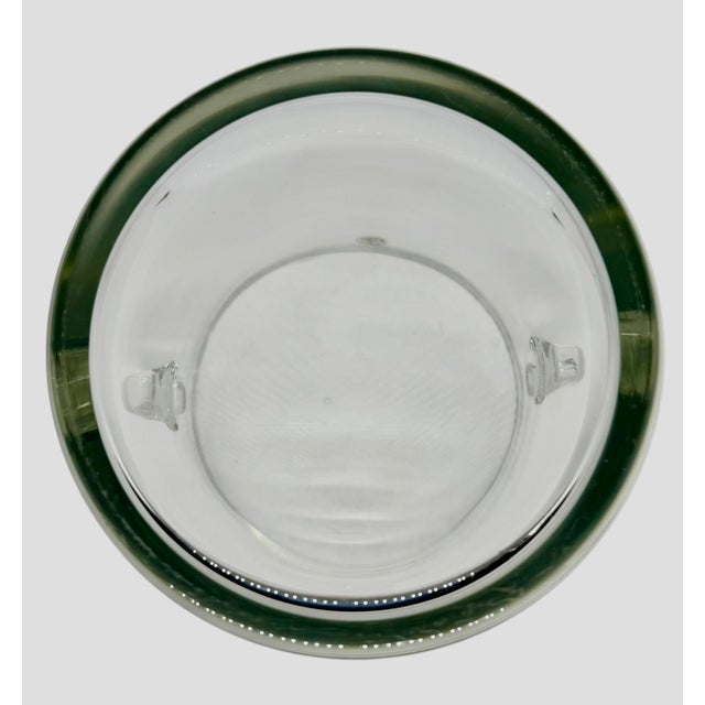 Transparent Contemporary Romanian Champagne Bucket Set With Four Flutes - 10” Set For Sale - Image 8 of 12