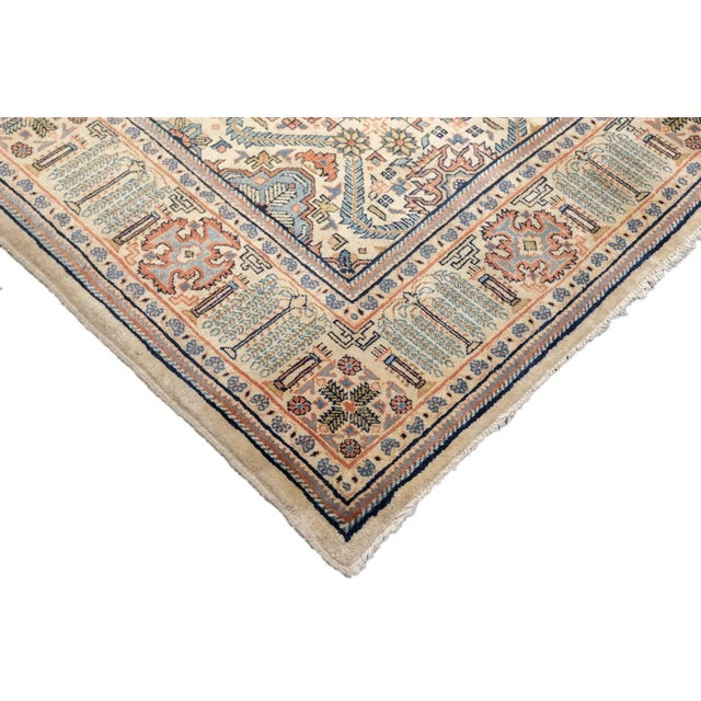 Traditional Fine Antique Persian Sarouk Rug 6'2'' X 8'7'' For Sale - Image 3 of 12