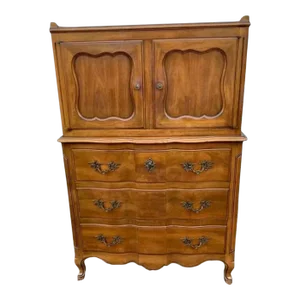1960s Vintage John Widdicomb French Provincial Style Highboy