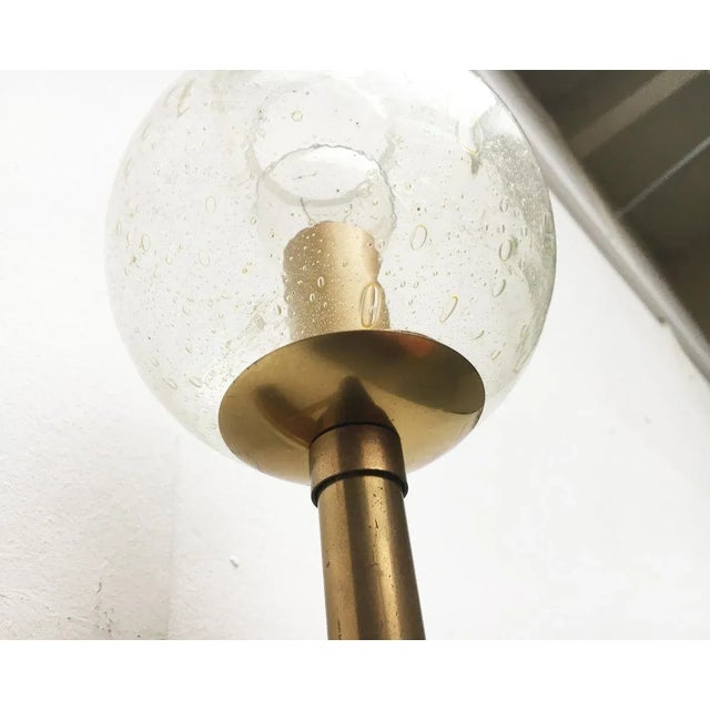 1960s Mid-Century Modern German Brass and Glass Sconces from Doria Leuchten, Set of 2 For Sale - Image 5 of 18