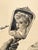 Black Robert Joy "There are Two of You" Early Modern Original Foley's Ad Layout of Woman & Mirror, Early 20th Century For Sale - Image 8 of 10