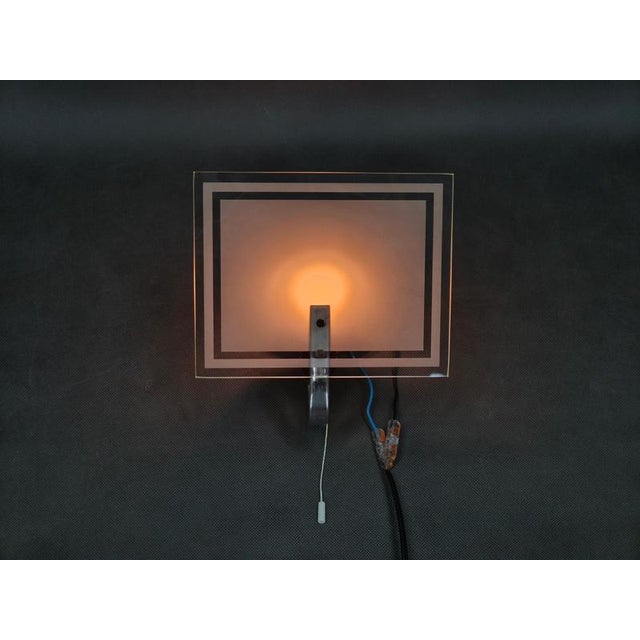Art Deco Glass Wall Lights, Czechoslovakia, 1940s, Set of 2 For Sale - Image 10 of 11