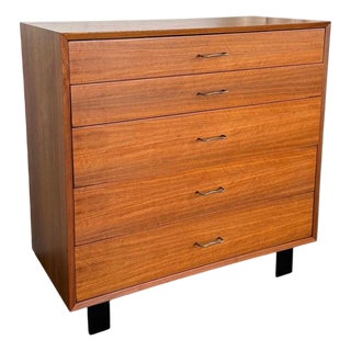 Mid Century Modern Walnut Dresser by George Nelson for Herman Miller For Sale