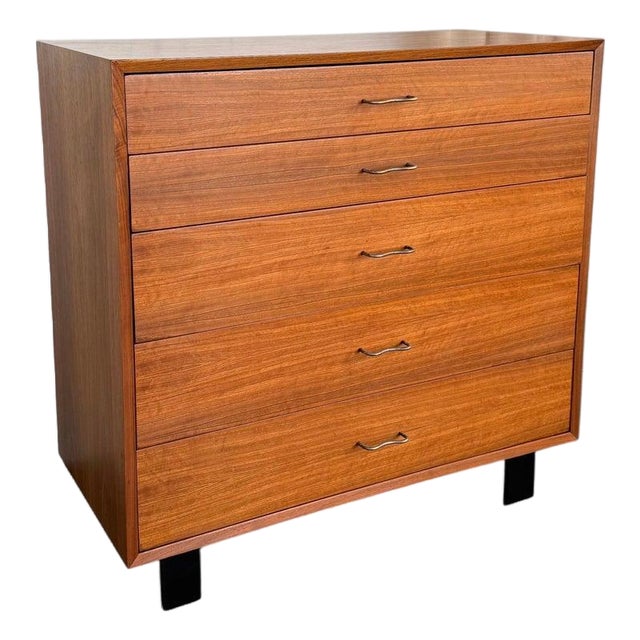 Mid Century Modern Walnut Dresser by George Nelson for Herman Miller For Sale