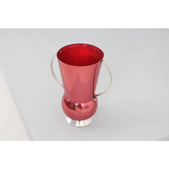 1950s Mid-Century Glazed Aluminium Umbrella Stand, 1950 For Sale - Image 5 of 13