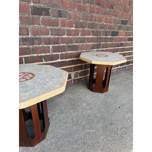 Harvey Probber Mid Century Travertine Side Tables For Sale - Image 11 of 11