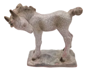 Ceramic Foal by Lilli Hummel-King for Karlsruhe Majolika, 1934