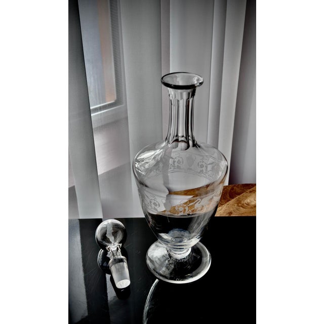 French Cognac Decanter by Baccarat, 1920s For Sale - Image 3 of 11
