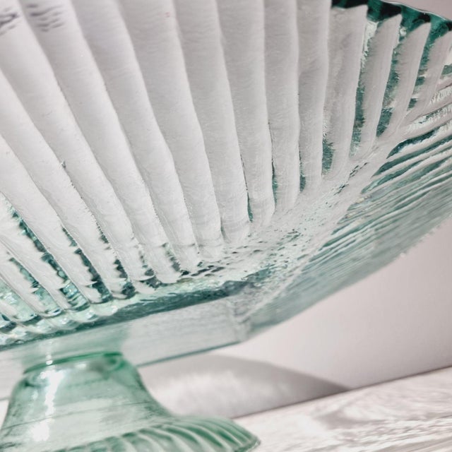 Large Mid-Century Art Glass Serving Bowl, 1970s For Sale - Image 11 of 13