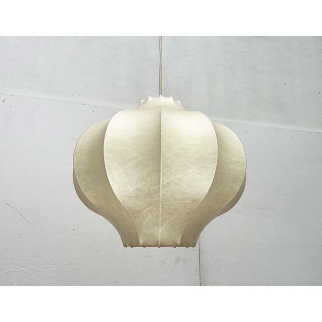 Mid-Century Modern Cocoon Pendant Lamp by Friedel Wauer for Goldkant Leuchten, 1960s For Sale - Image 12 of 18