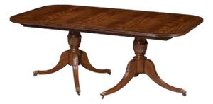 Maitland-Smith Bleached Reeded Dining Table