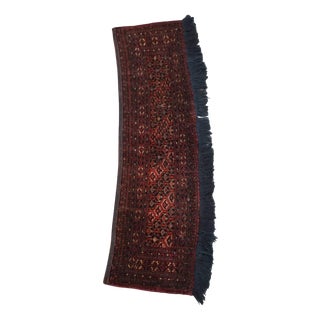 Runner Rug with Mainly Burgundy Red For Sale