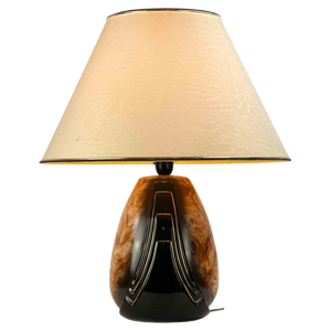 Vintage Art Deco Style Table Lamp, Italy, 1970s