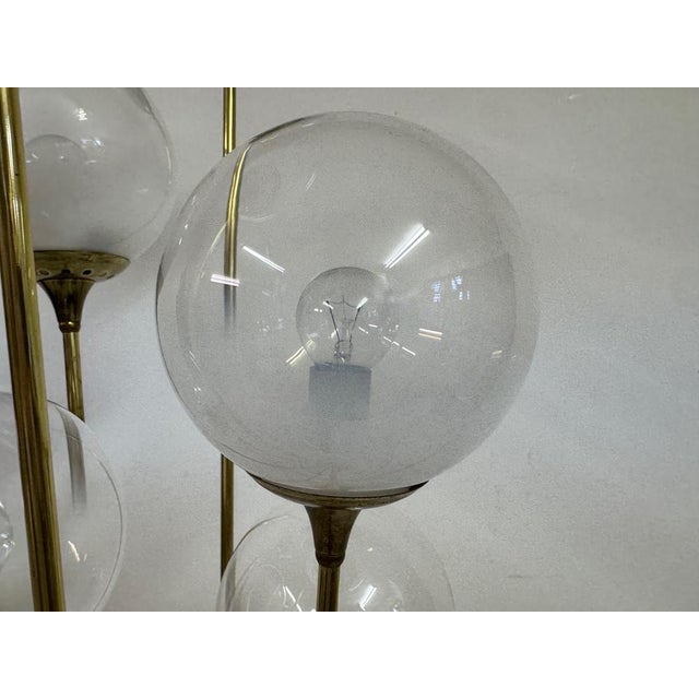 Goldenrod Alberello Floor Lamp from Stilnovo, Italy, 1960s For Sale - Image 8 of 12