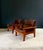 Mid-Century Modern Lounge Chairs in Leather and Teak, 1960s, Set of 2 For Sale - Image 4 of 18