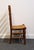 Late 20th Century Statton Furniture Solid Hard Rock Maple Colonial Early American Ladder Back Dining Side Chair W. Rush Seat For Sale - Image 5 of 10