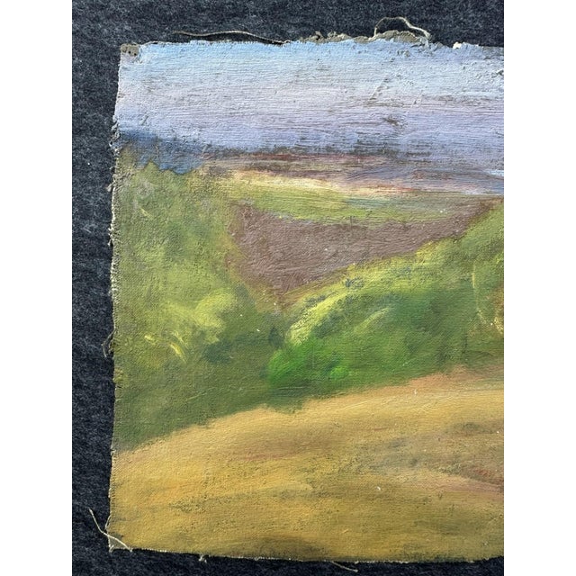 Theo Möller, Schackauberg, Rhön, Fulda, 1947, Oil Painting on Linen For Sale - Image 9 of 13