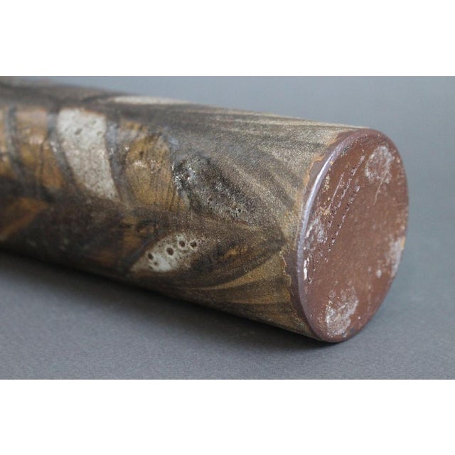 Mid-Century Modern French Ceramic Flower Vase by Alexandre Kostanda, 1960s For Sale - Image 13 of 15