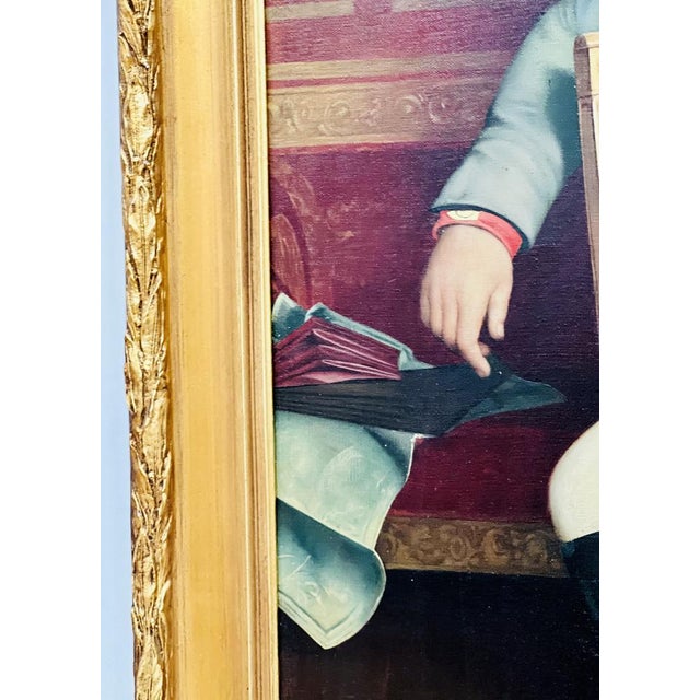 Xaver Diblik, Napoleon Bonaparte Portrait, 1950, Painting For Sale - Image 7 of 18