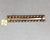 1960s Vintage 1960s Signed Napier Goldtone & Faux-Coral Beaded Bar Brooch For Sale - Image 5 of 7