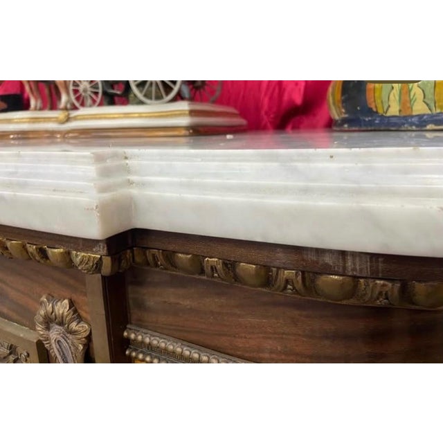 Wood Large Hall Chest of Drawers, 1870 For Sale - Image 7 of 8
