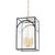 Traditional Mitzi Addison 4-Light Small Pendant, Aged Brass/Textured Black Combo For Sale - Image 3 of 3