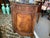 Vintage Walnut Demilune Cabinet or Sideboard With Black Marble Top For Sale - Image 4 of 9
