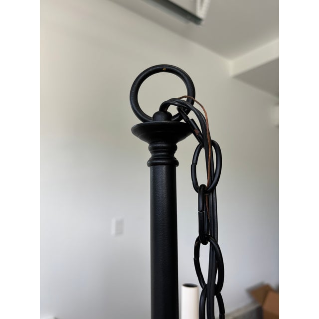1990s 1990s Authentic Hubbarton Forge Hand Forged Iron Chandelier For Sale - Image 5 of 10