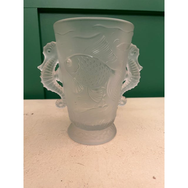 1930s 1930s Vintage Barolac Josef Inwald Sea Life Vase For Sale - Image 5 of 5