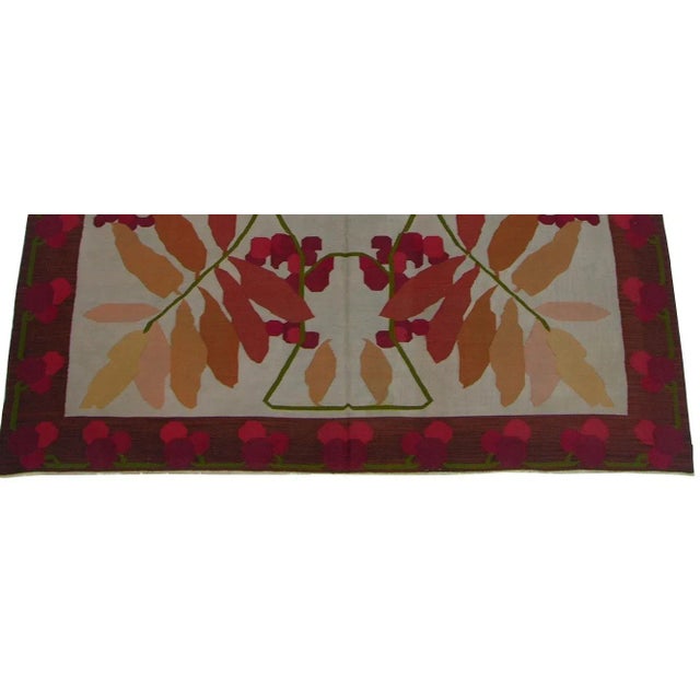 Antique BESSARABIAN Stylish Botanical Design 11'7'' X 8'4'' one of a kind 1 of 1 ask for more details