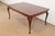 Brown Ethan Allen Queen Anne Solid Cherry Wood Extension Dining Table, Newly Refinished For Sale - Image 8 of 15