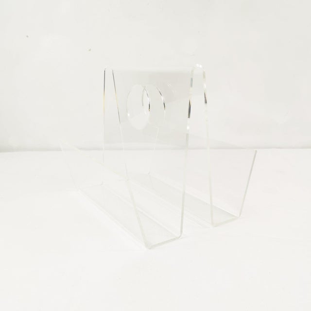 Bauhaus Modern Magazine Rack, Italy, 1970s For Sale - Image 3 of 10