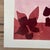 Contemporary Original Botanical Monotype “Fleurs en Rouge” Modernist Style Artwork on Paper, Unframed For Sale - Image 3 of 5
