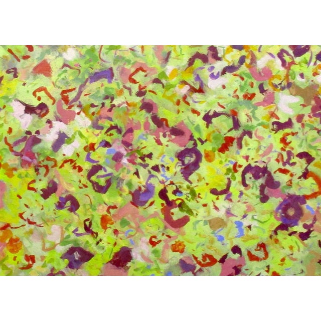Abstract Expressionism Phillip Alder May - Aberglasney Garden. Contemporary Oil Painting 2018 For Sale - Image 3 of 3