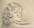 Heinrich Pforr, Girl with Curls Sketch, 1890s, Oil Painting on Canvas, in Good conditions. Designed 1890 to 1919 This...
