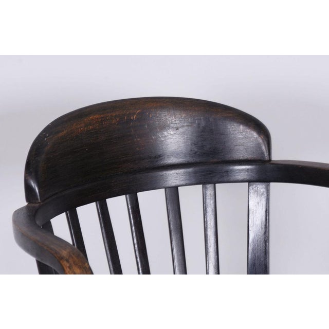 Art Deco Armchair in Beech, Austria, 1920s For Sale - Image 3 of 8
