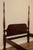 1990s Link Taylor Solid Mahogany Queen Size Rice Carved Poster Bed For Sale - Image 5 of 13